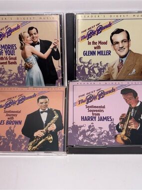 Readers Digest Music Best of Big Bands Les Brown Glenn Miller Harry James